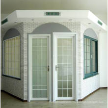 Woodwin Double Tempered Glass Thermal Break Aluminum Casement Door/ French Door